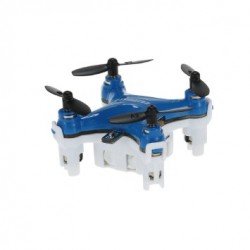 Blå  nano RC Quadrocopter Drone 360 Degree Roll 2.2cm